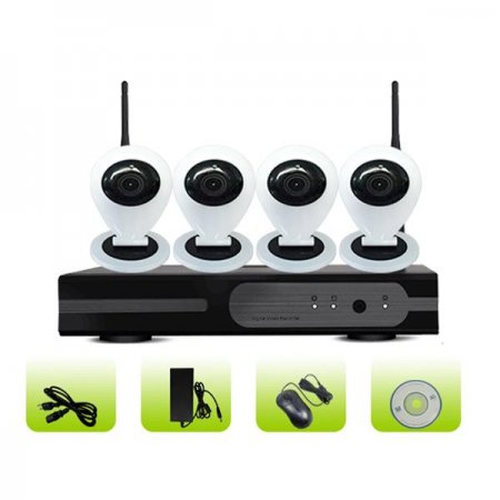 SK04W-10CB Smart Home Remote Viewing 3G Surveillance 4ch Min..