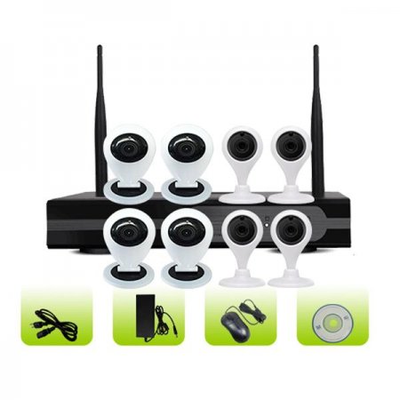 SK08W-10CM Remote View Hd Video 8 Channel P2P Cloud Smart Ho..